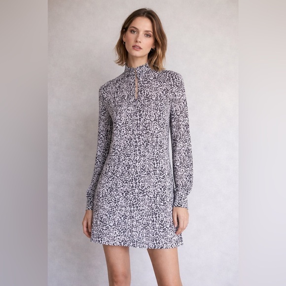 Bailey 44 Dresses & Skirts - Anthropologie Bailey 44  Leopard Print Black White Dress Size 2